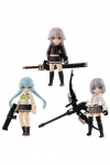 Heavily Armed High School Girls Desktop Army Actionfiguren 8 cm Sortiment Team 1