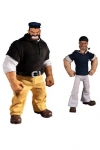 Popeye Actionfiguren 1/12 Popeye & Bluto: Stormy Seas Ahead Deluxe Box Set