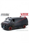 A-Team Diecast Modell 1/18 1983 GMC Vandura Weathered Version with Bullet Holes
