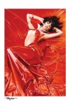 Vampirella Kunstdruck Vampirella: Roses for the Dead 46 x 61 cm - ungerahmt - Weltweit limitiert auf 400 Stück!