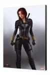 Black Widow Movie Holzdruck BW Grey 34 x 50 cm