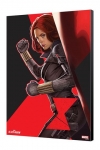 Black Widow Movie Holzdruck BW Side 34 x 50 cm