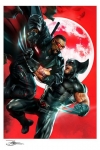Marvel Kunstdruck Wolverine vs Blade 46 x 61 cm - Weltweit limitiert auf 400 Stück