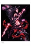 Marvel Comics Kunstdruck Psylocke 46 x 56 cm - ungerahmt   Weltweit limitiert auf 375 Stück!