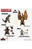 Godzilla: Frankenstein und die Monster aus dem All 5 Points XL Actionfiguren Deluxe Box Set Round 2