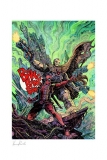 Marvel Kunstdruck Deadpool & Cable 46 x 61 cm - ungerahmt  Weltweit limitiert auf 500 Stück!