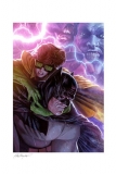 DC Comics Kunstdruck Batman & Robin: The Dark Knight Returns 46 x 61 cm - ungerahmt  Weltweit limitiert auf 350 Stück!***