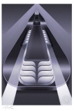 DC Comics Kunstdruck Batmobile - Batman: The Animated Series 46 x 61 cm - ungerahmt