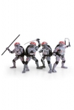 Teenage Mutant Ninja Turtles BST AXN Actionfiguren 4er-Pack Battle Damaged 13 cm