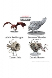 D&D Icons of the Realms Spelljammer Adventures in Space Miniaturen vorbemalt Ship Scale - Threats from the Cosmos