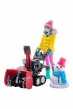 Original Character Plastic Model Kit 1/20 PLAMAX MF-62 minimum factory Minori with Honda Small Snow Plow HSS1170n (JX) 9 cm