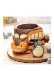 Mein Nachbar Totoro Diorama / Aufbewahrungsbox Catbus & Totoro