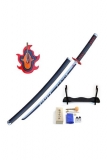 Demon Slayer Kimetsu No Yaiba Replik 1/1 Schwert Tanjiro Kamado V2 Fire Breath 74 cm