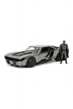 Batman 2022 Hollywood Rides Diecast Modell 1/24 2022 Batmobil Black Chrome Convention Exclusive mit Figur