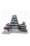 Original Illustration Plastic Kit National treasure Matsumoto Castle (third-run) 18 cm