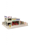 Original Illustration Paper Model Kit 1/64 Auto garage - Great Cars Specialtyshop 10 cm