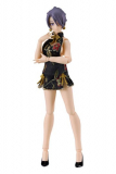 Original Character Figma Actionfigur Female Body (Mika) Mini Skirt Chinese Dress Outfit (Black) 13 cm