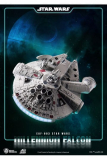 Star Wars Egg Attack Schwebe-Modell mit Leuchtfunktion Millennium Falcon 13 cm