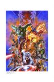 Marvel Kunstdruck Secret Wars: Battleworld #1 46 x 61 cm - ungerahmt  Weltweit limitiert auf 250 Stück!