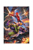 Marvel Kunstdruck Amazing Spider-Man vs Green Goblin 46 x 61 cm - ungerahmt Weltweit limitiert auf 200 Stück!