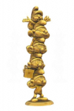 Die Schlümpfe Resin Statue Schlumpfsäule Gold Limited Edition 50 cm