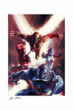 Marvel Kunstdruck The X-Force 46 x 61 cm - ungerahmt Weltweit limitiert auf 300 Stück!