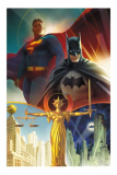DC Comics Kunstdruck Batman & Superman: Worlds Finest 41 x 61 cm - ungerahmt Weltweit limitiert auf 300 Stück!