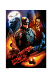 DC Comics Kunstdruck The Batman 46 x 61 cm - ungerahmt Weltweit limitiert auf 200 Stück!