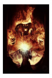 Der Herr der Ringe Kunstdruck The Flame of Anor 46 x 61 cm - ungerahmt Weltweit limitiert auf 200 Stück!