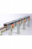 Original Character Series 1000 Paper Model Kit 1/150 Tama Intercity Monorail (4 cars) 48 cm