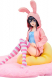 Rascal Does Not Dream of a Knapsack Kid PVC Statue 1/7 Mai Sakurajima Hoodie Look Rabbit Ears Ver. 18 cm