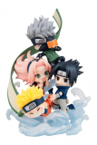 Naruto Shippuden FigUnity PVC Mini-Statue Gather here, Team 7 13 cm (with gift)