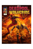 Marvel Kunstdruck Deadpool & Wolverine 46 x 61 cm - ungerahmt Weltweit limitiert auf 300 Stück!