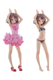 Sword Art Online Alternative: Gun Gale Online Statuen 2er-Pack 1/7 Llenn: Light Novel Dress & Swimsuit Ver. 23 cm