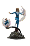 Fantastic Four Art Scale Statue 1/10 Invisible Woman and Franklin 28 cm