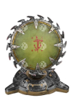 Doom The Dark Ages Replik Shield Saw Mini 18 cm
