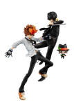 Katekyo Hitman Reborn! G.E.M. Serie PVC Statue Tsunayoshi Sawada & Kyoya Hibari & Reborn Set 21 cm