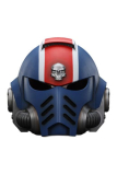 Warhammer 40,000: Space Marine 2 Replik Ultramarines Lieutenant Titus Helm 30 cm