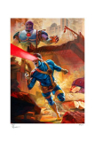 Marvel X-Men Kunstdruck Cyclops 61 x 46 cm - ungerahmt Weltweit limitiert auf 200 Stück!