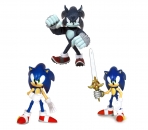 Sonic The Hedgehog Actionfiguren Umkarton 13 cm (6)***
