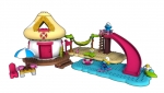 Die Schlümpfe Mega Bloks Bauset Strandhaus und Surfparty