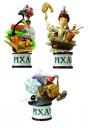 Disney Pixar Formation Arts Mini-Statuen 3er-Pack 15 cm