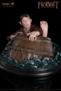 Der Hobbit Smaugs Einöde Statue Bilbo Beutlin Fass-Reiter 7 cm