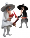 MAD Vinyl Figuren Doppelpack Spy vs Spy 23 cm