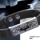 Batman The Dark Knight Armband Tribal (Leder mit Sterling Silber