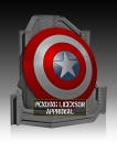 Marvel Comics Buchstütze Captain America Schild