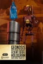 Star Wars Actionfigur 1/6 Geonosis Commander Battle Droid & Count Dooku Hologram 30 cm
