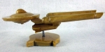 Star Trek TOS Wackelfigur Holz-Enterprise NCC-1701 19 cm