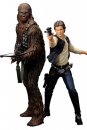 Star Wars ARTFX+ Statuen Doppelpack Han Solo & Chewbacca 18 cm