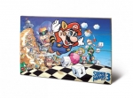 Super Mario Bros. 3 Holzdruck Art 40 x 60 cm